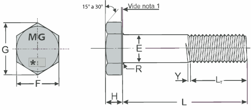 PARAFUSO-SEXTAVADO-PESADO-ESTRUTURAL-ASTM-A325---ASTM-A490 PARAFUSO-SEXTAVADO-PESADO-ESTRUTURAL-ASTM-A325---ASTM-A490